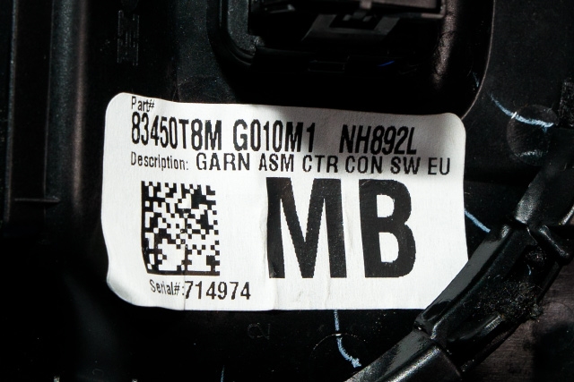 Dashbord diverse til Honda HR-V 2015-2021 (Type II)  
