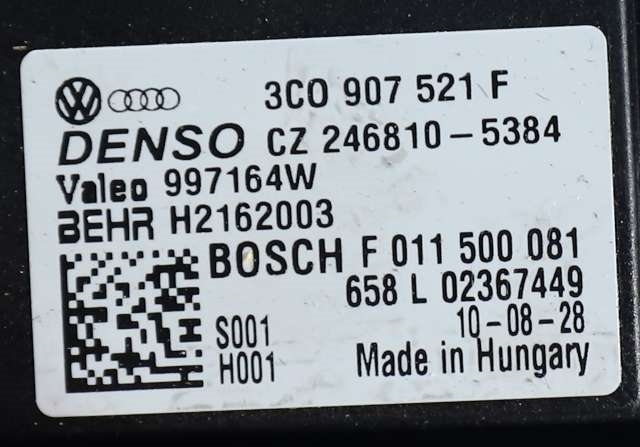 Varmeapparat motor til VW Golf VI 2008-2012 (VAG|1K1 820 015 G|)
