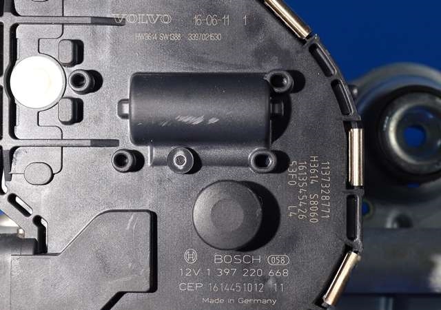 Viskermotor frontrute komplett m/overføring til Volvo XC60 2014-2017 (Type I, Fase 2)  (BOSCH|1 397 220 668|33970215-30|)