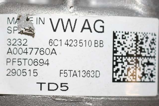 Rattaksel elektrisk servo til VW Polo 2014-2017 (Type V, Fase 2) (VAG|6C1 423 510 BB|)