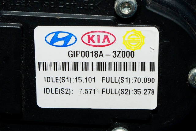 Pedal gass til Hyundai i40 2012-2017  (HYUNDAI|0018A-3Z000|)