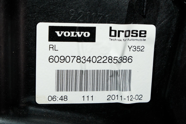 Ruteheis venstre bak til Volvo V60 2010-2013 (Type I, Fase 1)  