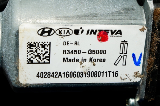 Ruteheis venstre bak til Kia Niro 2016-2021  (KIA|83450-G5000|)