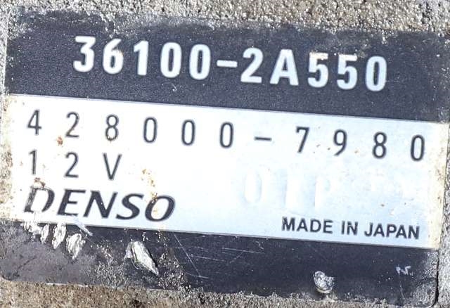 Starter diesel til Hyundai i40 2012-2017  (DENSO|428000-7980|36100-2A550|)