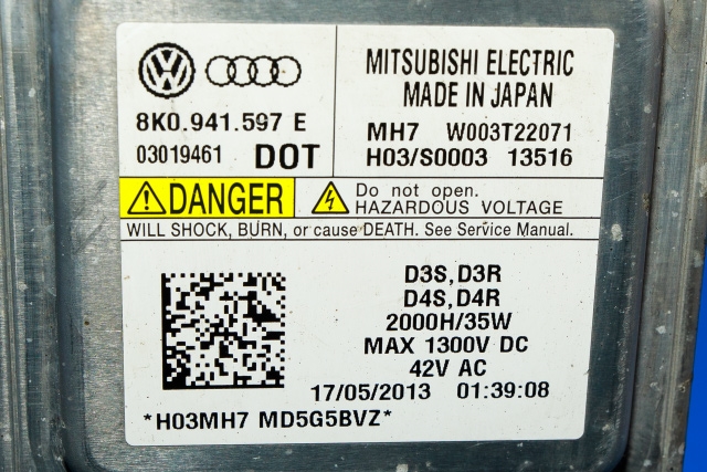 Styreenhet xenon/ballast til Audi A4 2007-2014 (Type IV) (B8) (B8) (VAG|8K0 941 597 E|)