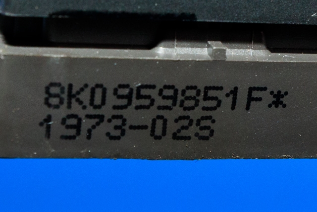 Bryter ruteheis førerdørspanel til Audi A4 2007-2014 (Type IV) (B8) (B8) (VAG|8K0 959 851 F|)