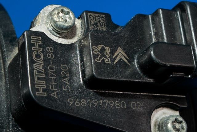 Luftmengde/luftmassemåler til Peugeot 508 2014-2018 (Type I, Fase 2)  (PEUGEOT|96 819179 80-02|)