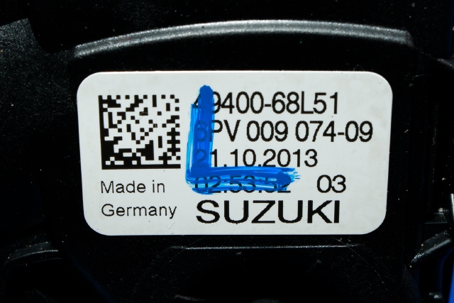 Pedal gass til Suzuki SX4 S-CROSS 2013-->> (Type II)  (HELLA|6PV 009 074-09|49400-68L51|)