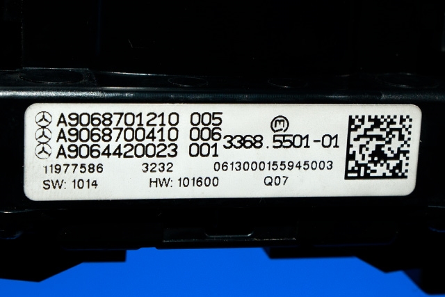 Bryter nødblink til Mercedes Sprinter 2006-2013 (Fase 1) (906) (906) (MERCEDES|A 906 870 12 10|)
