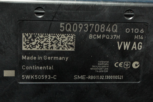Styreenhet comfort (BCM) til VW Golf VII 2012-2017 (Fase 1)  (VAG|5Q0 937 084 Q|)