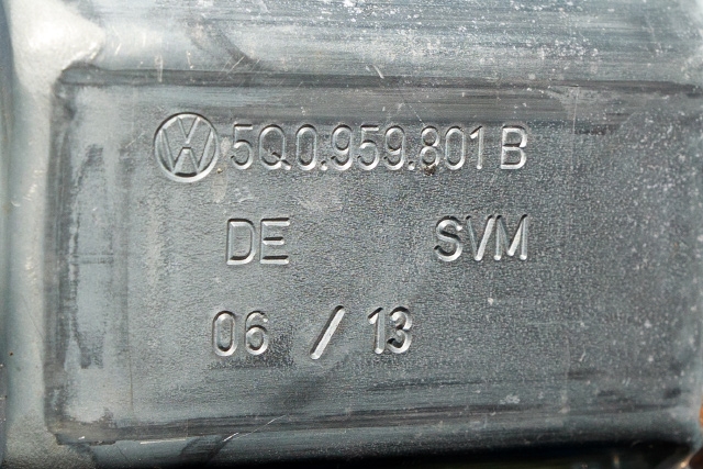 Ruteheis, kun motor, venstre foran til VW Golf VII 2012-2017 (Fase 1)  (VAG|5Q0 959 801 B|)