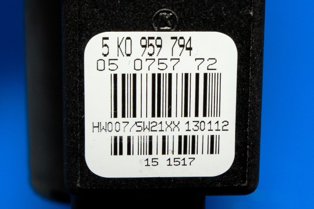 Ruteheis, kun motor, høyre bak til VW Golf, Plus/Cross 2009-2013 (Fase 2)  (VAG|5M0 839 402 F|)
