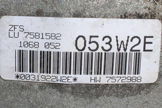 Girkasse 4WD komplett automat til BMW X5 2007-2013 (E70) (E70) (ZF|1068 052 053W2E|7 581 582. MED FORDELINGSKASSE|)