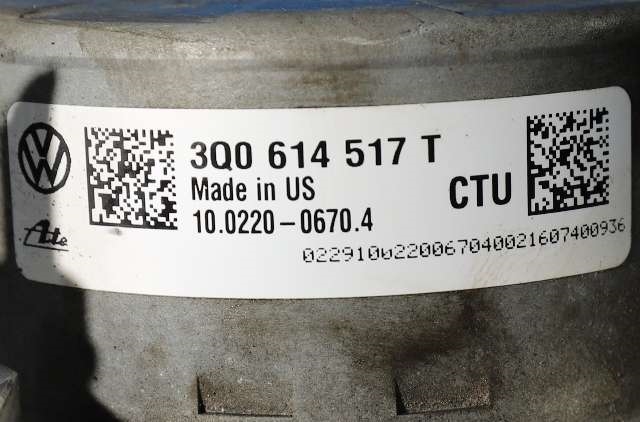 ABS sentral til Škoda Octavia 2013-2016 (Type III, Fase 1)  (VAG|3Q0 614 517 T|)