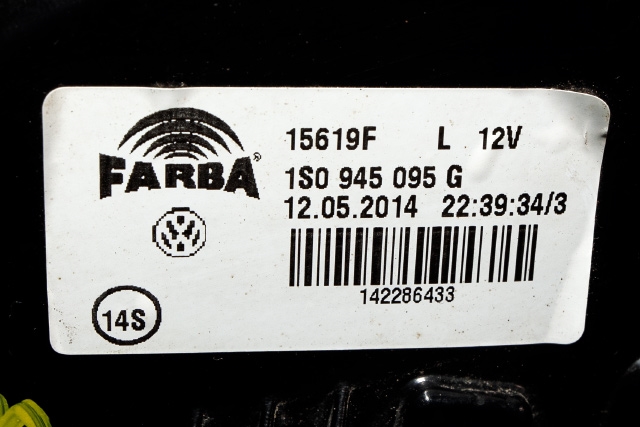 Baklykt venstre til VW E-Up 2013-2019 (VAG|1S0 945 095 G|)
