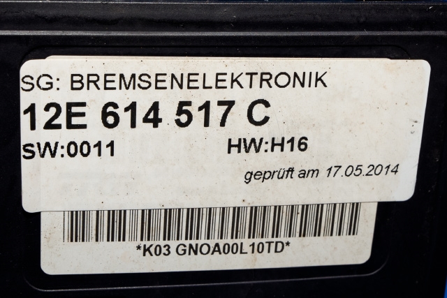 ABS sentral til VW E-Up 2013-2019  (VAG|12E 614 517 C|)