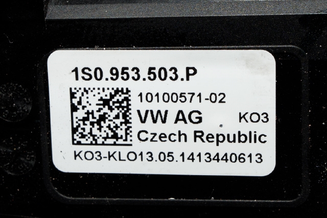 Bryter combi til VW E-Up 2013-2019  (VAG|1S0 953 503 P|)