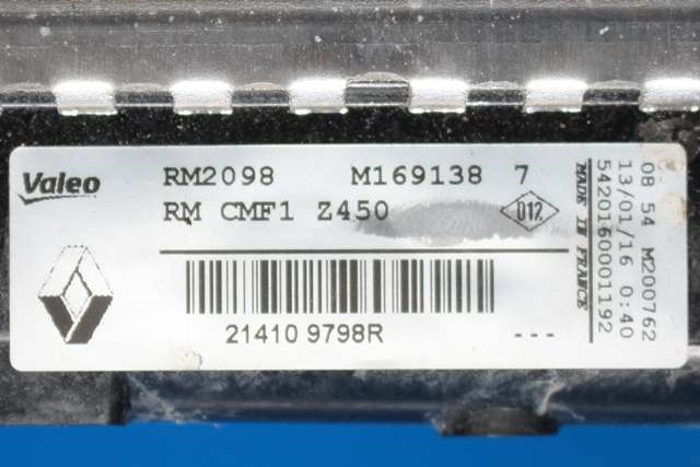 Radiator (manuell gir) til Renault Megane 2016-->> Type IV  (VALEO|M6169138 7|)