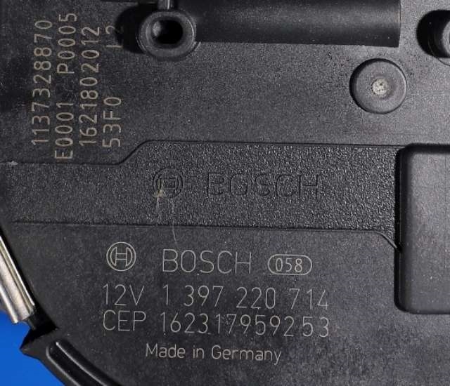 Viskermotor frontrute komplett m/overføring til Opel Astra K 2015-->> (BOSCH|1 397 220 714|)