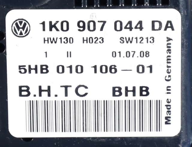 Varmeapparat betjening til VW Tiguan 2007-2011 (Type I, Fase 1) (HELLA|5HB 010 106-01|1K0 907 044 DA|)