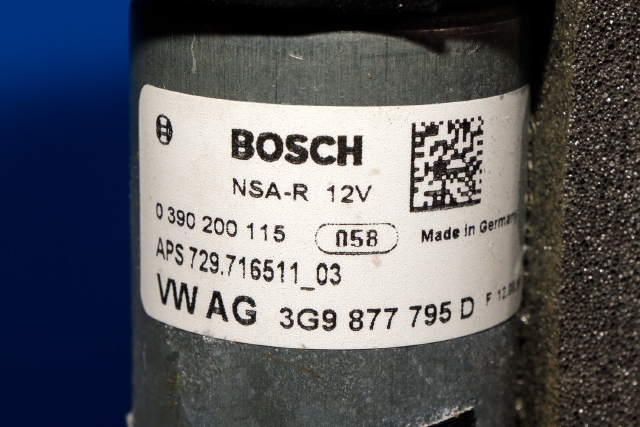Takluke motor til Škoda Superb 2015-->> (Type III)  (BOSCH|0 390 200 115|3G9 877 795 D|)