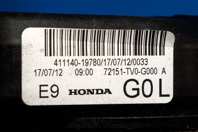 Låsekasse venstre foran til Honda Civic 2012-2015 (Type IX, Fase 1)  (HONDA|72151-TV0-G000|)