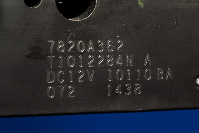Varmeapparat betjening til Mitsubishi L200 2006-2015 (Type IV) (MITSUBISHI|7820A362|)