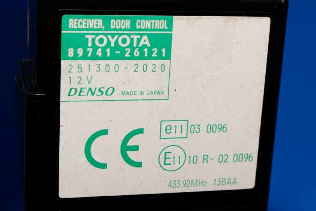 Styreenhet diverse til Toyota Hiace 2007-2012 (Fase 3)  (DENSO|251300-2020|89741-26121|)