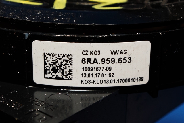 Airbag slepering til Škoda Rapid 2012-2019 (VAG|6RA 959 653|)