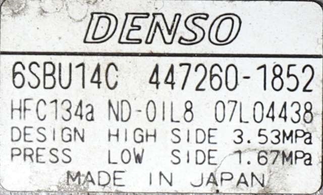 Aircondition kompressor til BMW 1-Serie 2004-2011 (E81/E82/E87/E88) (E81/E82/E87/E88) (DENSO|447260-1852|)