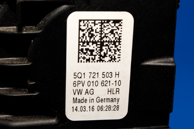 Pedal gass til Škoda Octavia 2013-2016 (Type III, Fase 1)  (HELLA|6PV 010 621-10|5Q1 721 503 H|)