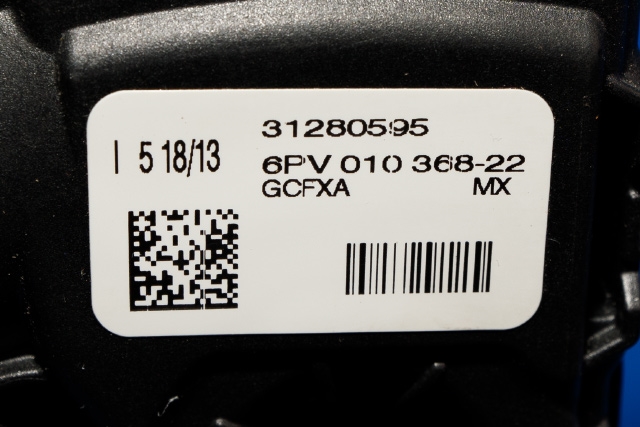 Pedal gass til Volvo V40 2012-2019  (HELLA|6PV 010 368-22|31280595|)