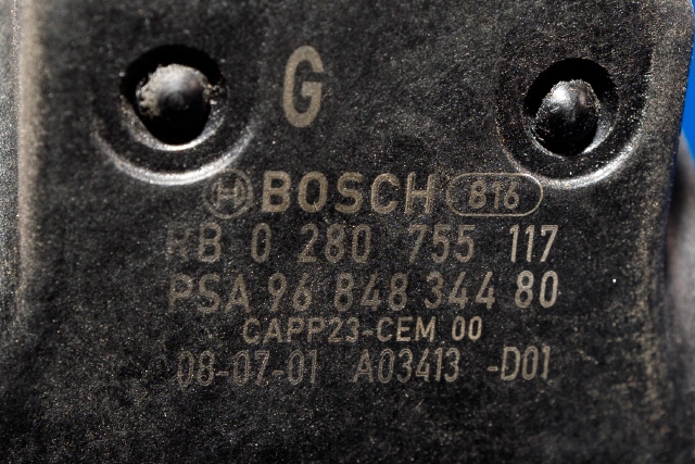 Pedal gass til Citroën Berlingo 2008-2015 (Type II, Fase 1)  (BOSCH|0 280 755 117|96 848344 80|)