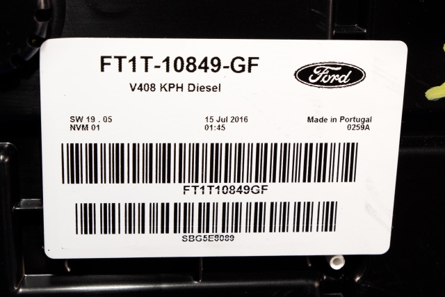 Instrumentpanel til Ford Transit Connect 2013-2018 Type II, Fase 1  (FORD|FT1T-10849-GF|)