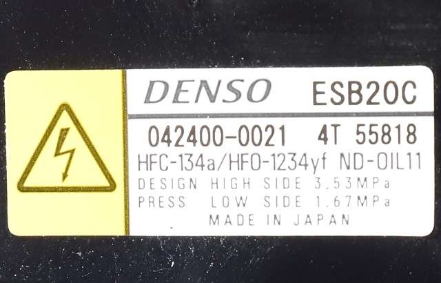 Aircondition kompressor hybrid til Toyota Prius 2016-2023 (Type IV) (combi) (combi) (DENSO|042400-0021|)