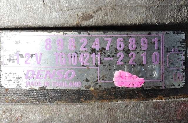 Dynamo diesel til Isuzu D-Max 2017-2020 (Type II, Fase 2) (DENSO|104211-2210|8982476891|)