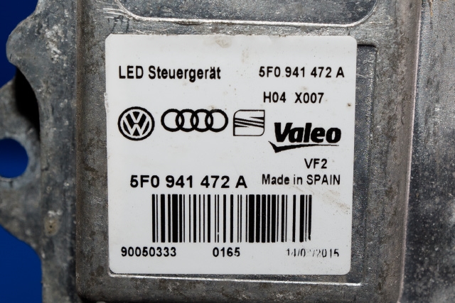 Styreenhet LED til VW e-Golf 2014-2017 (Fase 1)  (VAG|5F0 941 472 A|)