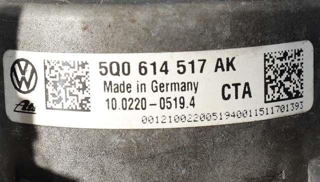 ABS sentral til VW e-Golf 2014-2017 (Fase 1)  (VAG|5Q0 614 517 AK|5Q0 907 379 AE|)
