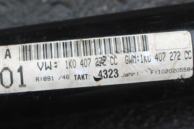 Drivaksel høyre foran, diesel/manuell til VW Golf VI 2008-2012  (VAG|1K0 407 272 CC|)