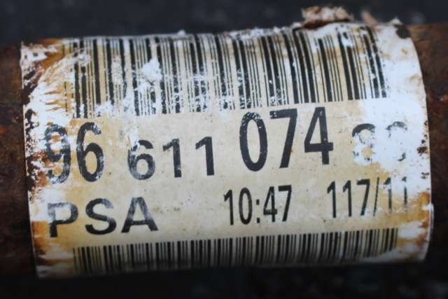 Drivaksel høyre foran, diesel/automat til Peugeot 308 2007-2011 (Type I, Fase 1)  (PEUGEOT|96 611074 80|)