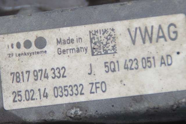 Tannstang elektrisk til Audi A3 2012-2016 (Type III, Fase 1) (ZF|7817 974 332|5Q1 423 051 AD|)