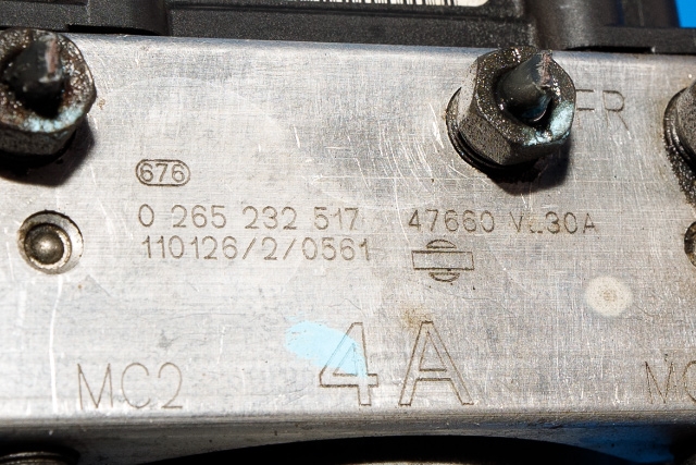ABS sentral til Nissan King Cab 2002-2011 (Fase 2) (D22/NP300) (D22/NP300) (BOSCH|0 265 232 517|47660-VL30A|)