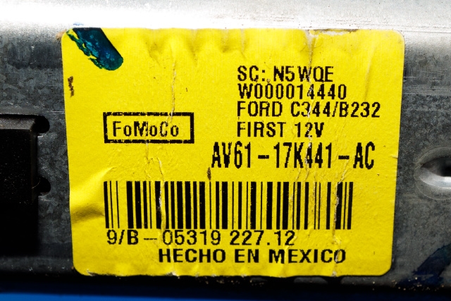 Viskermotor bakrute til Ford B-Max 2012-2017  (FORD|AV61-17K441-AC|)