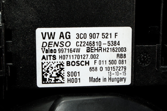 Varmeapparat motor til Audi Q3 2011-2014 (Type I, Fase 1)  (VAG|1K1 820 015 L|)