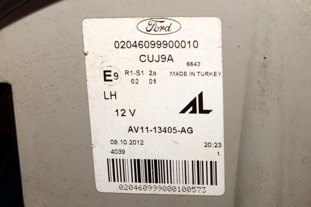 Baklykt venstre ytre til Ford B-Max 2012-2017  (FORD|AV11-13405-AG|)
