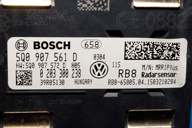 Sensor radar til VW Polo 2014-2017 (Type V, Fase 2) (VAG|5Q0 907 561 D|)