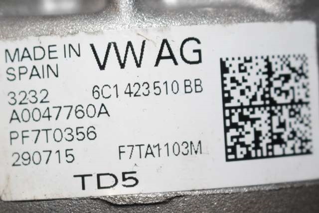 Rattaksel elektrisk servo til VW Polo 2014-2017 (Type V, Fase 2)  (VAG|6C1 423 510 BB|)