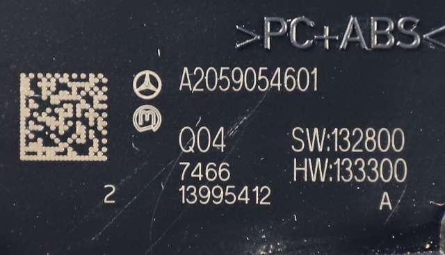 Bilstereo navigasjon betjeningspanel til Mercedes GLC 2015-2022 (X253) (X253) (MERCEDES|A 205 905 46 01|)