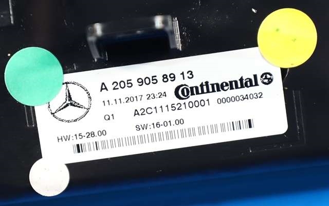 Varmeapparat betjening til Mercedes GLC 2015-2022 (X253) (X253) (MERCEDES|A 205 905 89 13|)