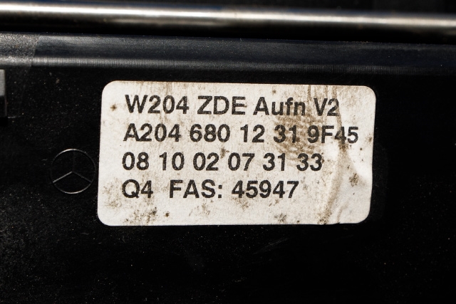 Bilstereo navigasjon skjerm til Mercedes C-Klasse 2007-2011 (Fase 1) (W204) (W204) (MERCEDES|A 204 680 12 31|)